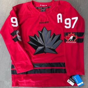 Team Canada Winter Olympics McDavid #97 Jersey Red Bauer